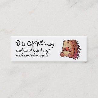 Hedgehog Love! Mini Business Card