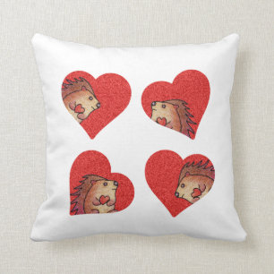Hedgehog Love! Pillow