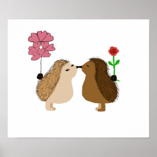 Hedgehog Love  Poster