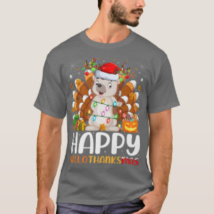 Hedgehog Lover Halloween Christmas Happy Hallothan T-Shirt