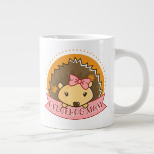 Hedgehog Mom Large Coffee Mug