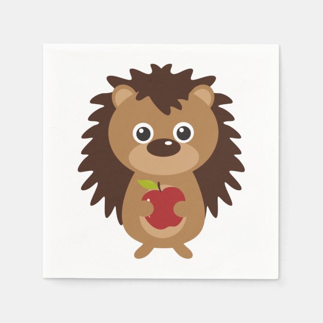 Hedgehog Napkin (Front)