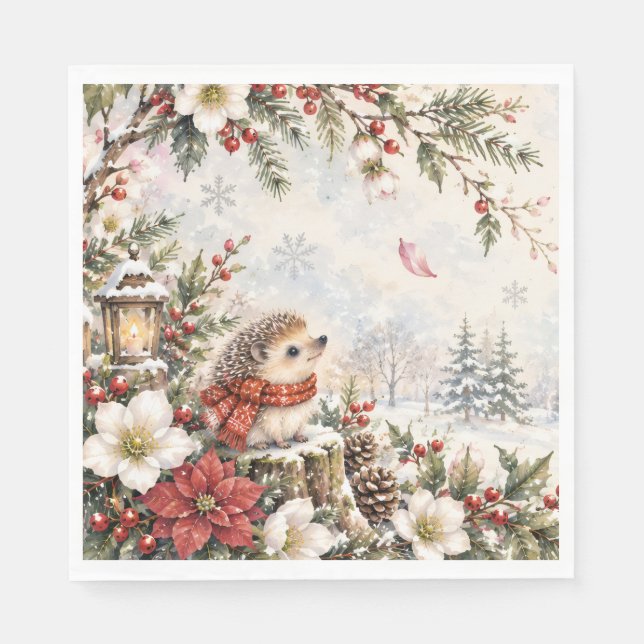 Hedgehog napkin (Front)