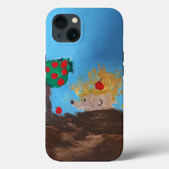 Hedgehog Painting Case-Mate iPhone Case (Back)