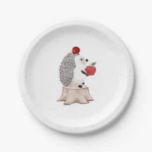 Hedgehog Paper Plate