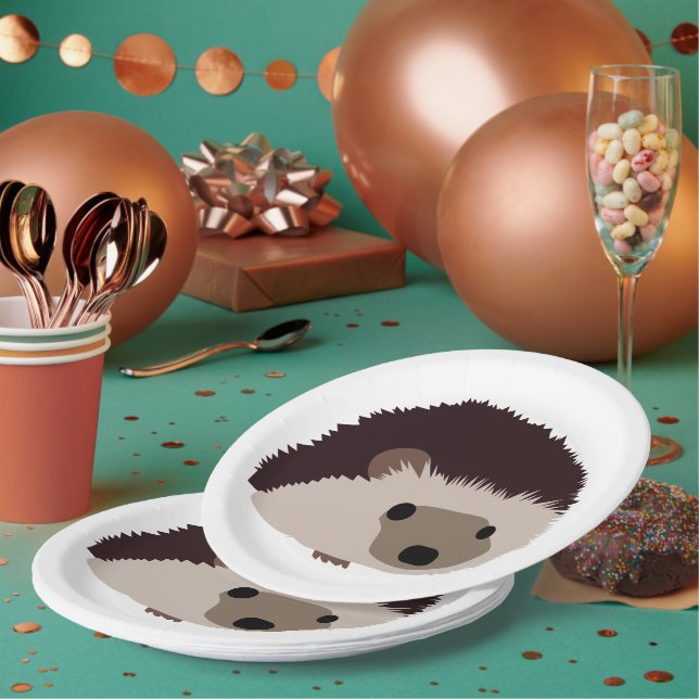 Hedgehog  paper plate (Multi)