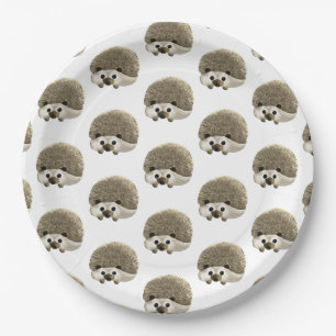 Hedgehog paper plate