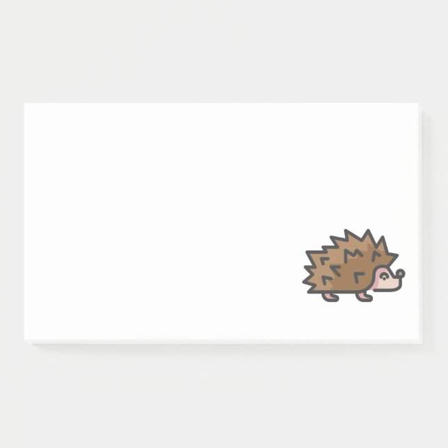 hedgehog post-it notes (Front)