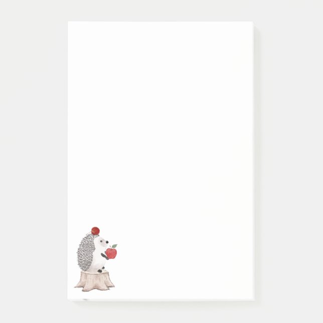 Hedgehog Post-it Notes (Front)
