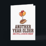 Hedgehog Pun Still Looking Sharp Funny Birthday Card<br><div class="desc">Funny,  humourous and sometimes sarcastic birthday cards for your family and friends. Get this fun card for your special someone. Visit our store for more cool birthday cards.</div>