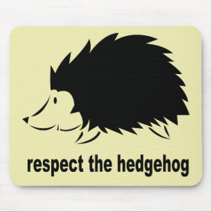 Hedgehog - Respect the Hedgehog Mouse Pad