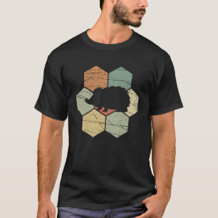 Hedgehog Retro Design Vintage Animal Friend Animal T-Shirt