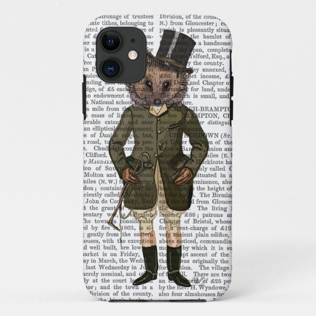 Hedgehog Rider Full Case-Mate iPhone Case (Back)
