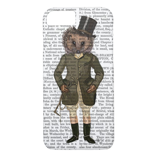 Hedgehog Rider Full Case-Mate iPhone Case (Back)