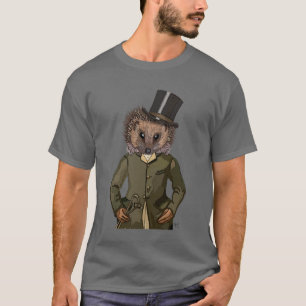 Hedgehog Rider Portrait T-Shirt