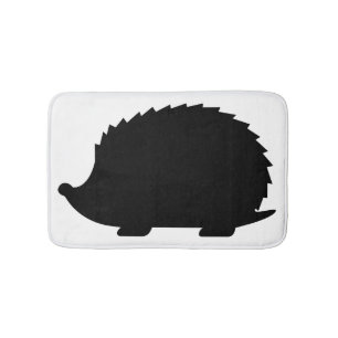 Hedgehog Silhouette Bath Mat