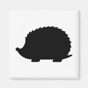 Hedgehog Silhouette Magnet
