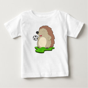 Hedgehog Soccer player Soccer Baby T-Shirt
