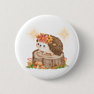 Hedgehog spring button