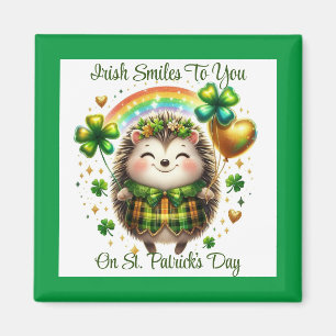 Hedgehog St. Patrick's Day Magnet