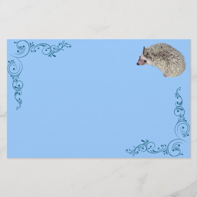 Hedgehog Stationary 2 Stationery (Front)