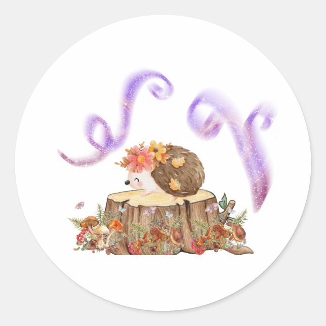 Hedgehog sticker (Front)