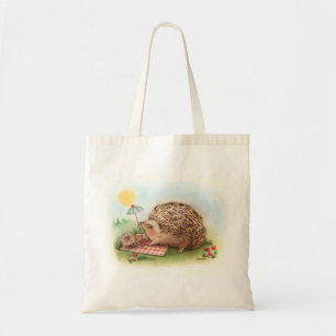 Hedgehog Summer afternoon Tote Bag