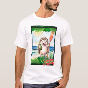 Hedgehog "Summer is coming!" T-Shirt
