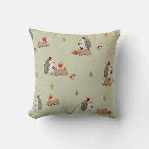 Hedgehog Throw Pillow