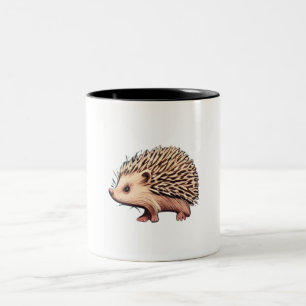 Hedgehog Two-Tone Coffee Mug