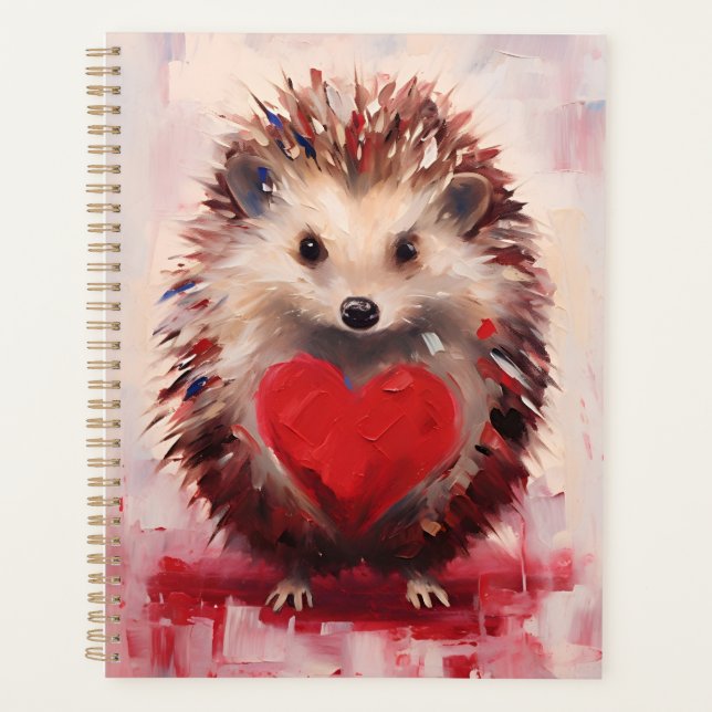 Hedgehog Valentines jour (Devant)