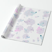Hedgehog Wrapping Paper