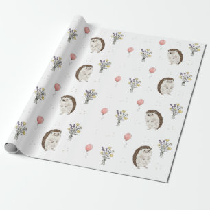 Hedgehog Wrapping Paper