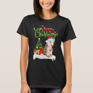 Hedgehog   Xmas Decorations Santa Hedgehog Christm T-Shirt