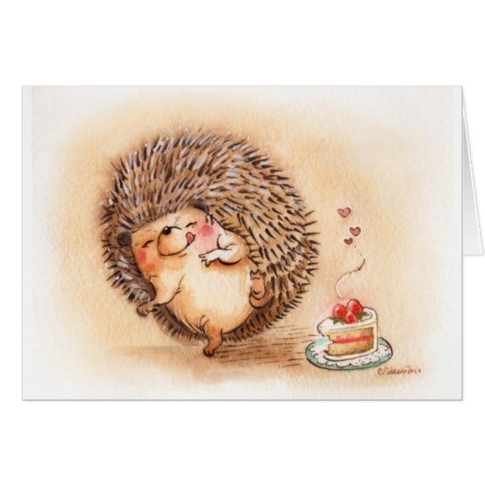 Hedgehog YUM! Card