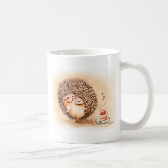 Hedgehog YUM! Coffee Mug