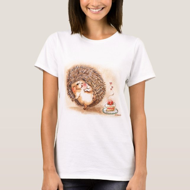 Hedgehog Yum T-Shirt (Front)