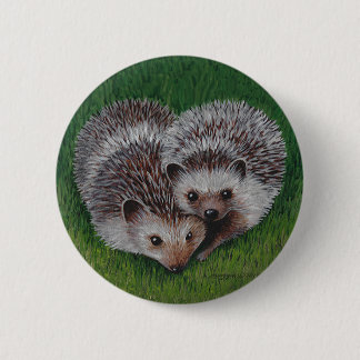 Hedgehogs 2 Inch Round Button
