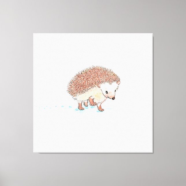 Hedgehog's Big Adventure  Canvas Print (Front)