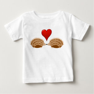 Hedgehogs in love baby T-Shirt