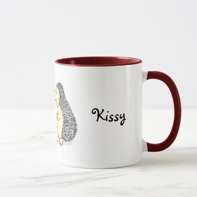 Hedgehogs in love mug (Right)