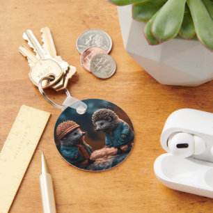 Hedgehogs Keychain
