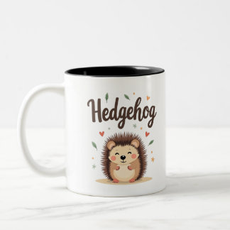 Hedgehogs: Small, Spiky, and Simply Irresistible Two-Tone Coffee Mug