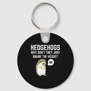 Hedgehogs Why Don't They Just Share The Hedge Funn Keychain