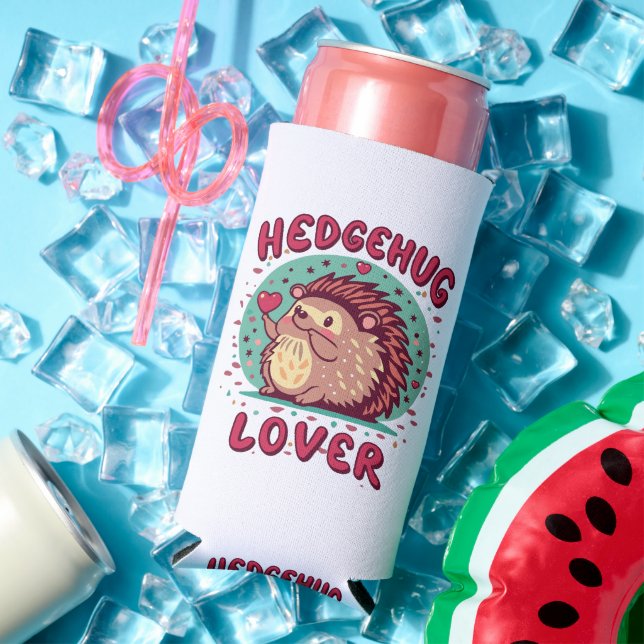 Hedgehug Lover Seltzer Can Cooler (In Situ Summer)