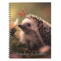 Hedgehugs & Scribbles Notebook Journal