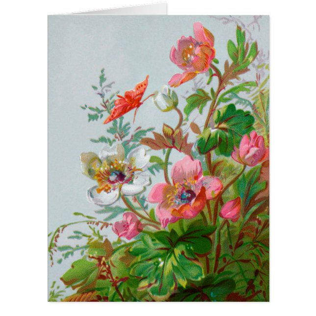 Hedgerow Garden Grande carte de voeux (Devant)