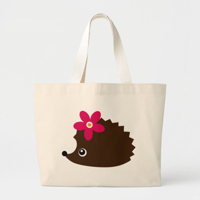 hedgie large tote bag (Front)