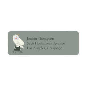 Hedwig avec lettre dessin fantaisiste