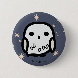 Hedwig Cartoon Character Art 2 Inch Round Button